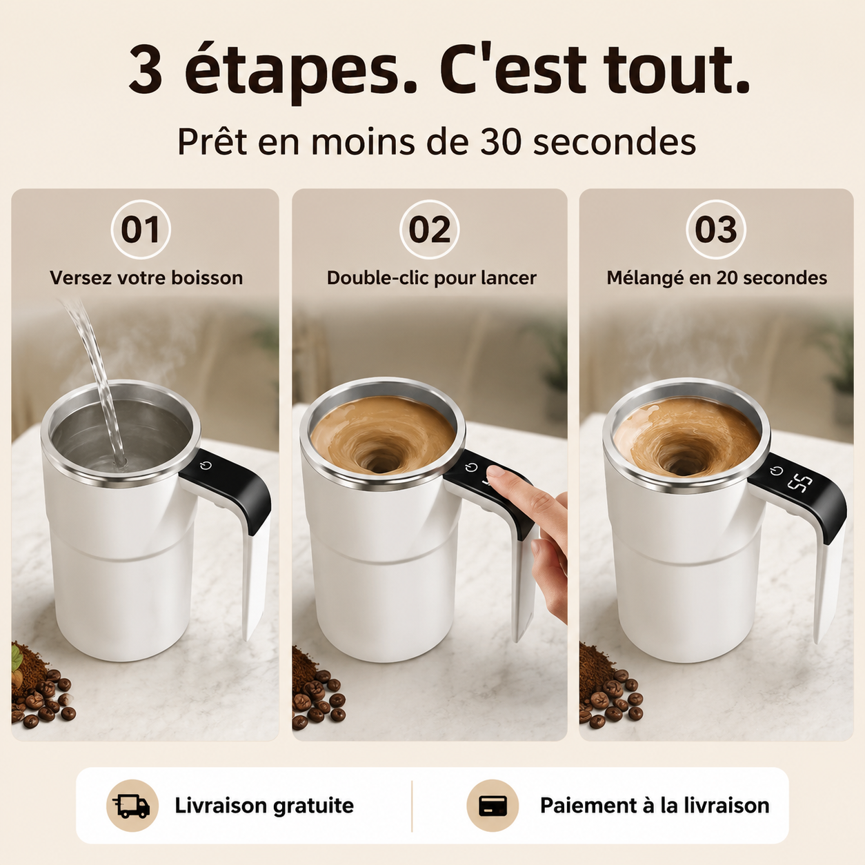 Mug Auto-mélangeuse portable