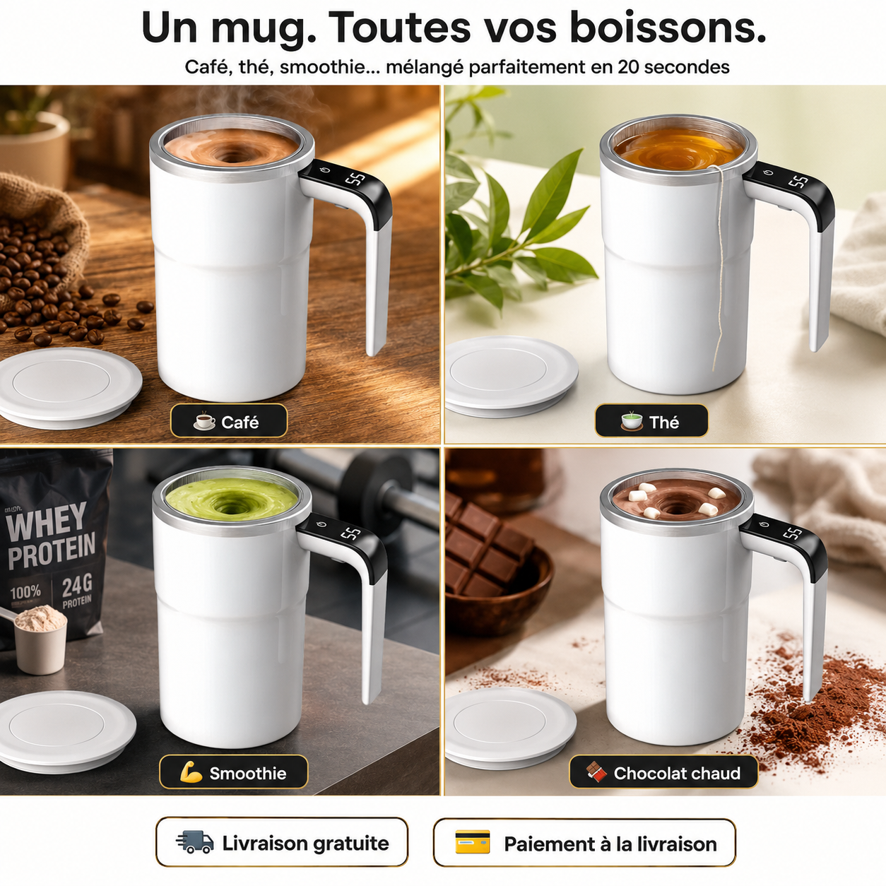 Mug Auto-mélangeuse portable