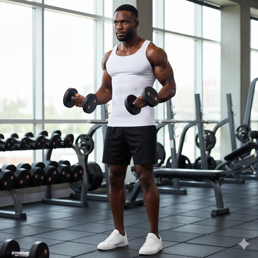 3 Débardeurs minceur pour homme (Blanc/Noir/Gris)