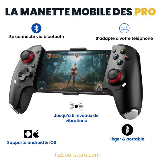 Manette de Jeu Bluetooth pour Android & iPhone