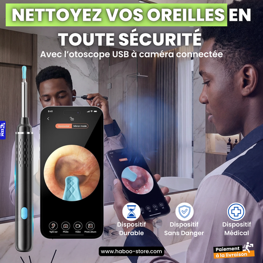 Nettoyeur d’Oreille avec Caméra