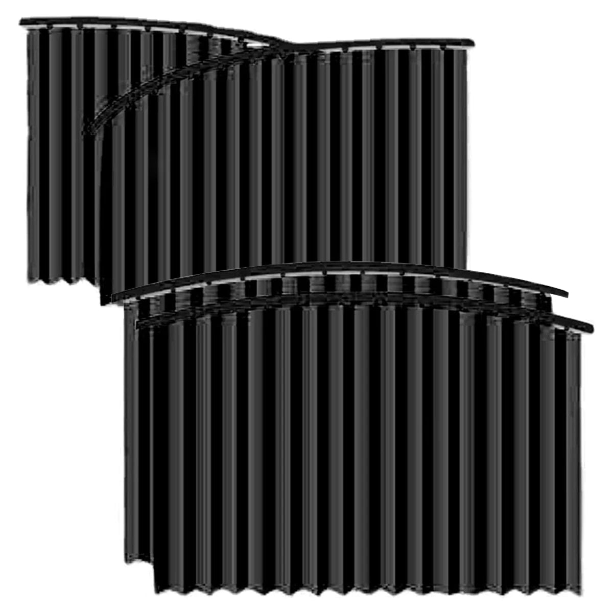 4 Rideaux pare-soleil magnétiques pour voiture