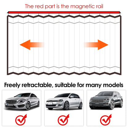4 Rideaux pare-soleil magnétiques pour voiture