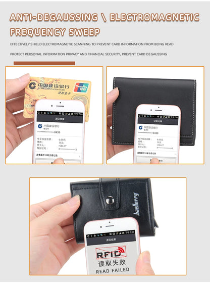 Porte-Cartes de Crédit Antivol RFID Homme