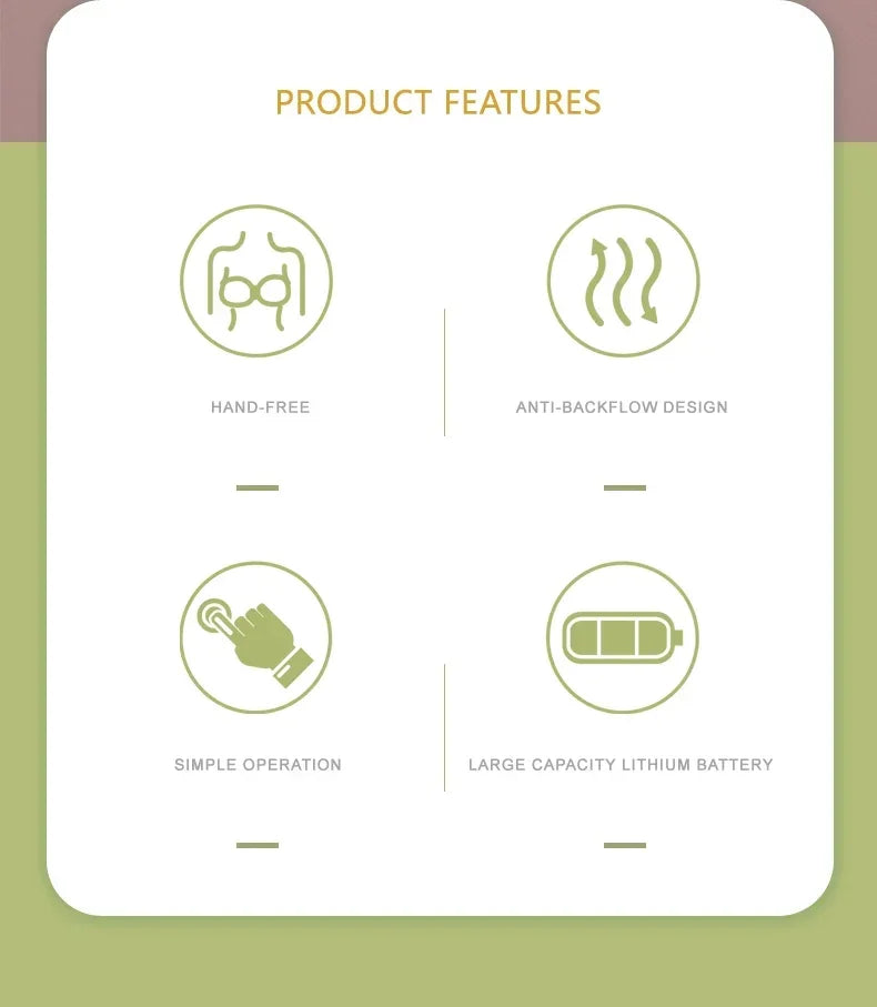 Tire-lait électrique main libre & silencieux