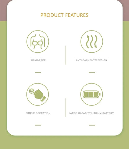 Tire-lait électrique main libre & silencieux