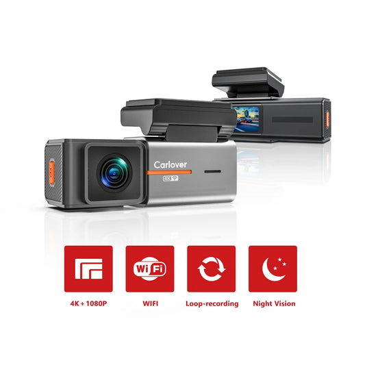 Dashcam 4K Avant & Arrière pour voiture