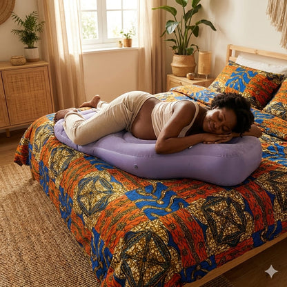 Coussin Ovale Gonflable de Grossesse