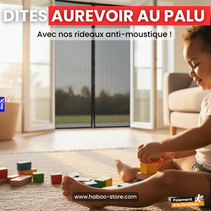 Moustiquaire Magnétique pour Porte et Fenêtre
