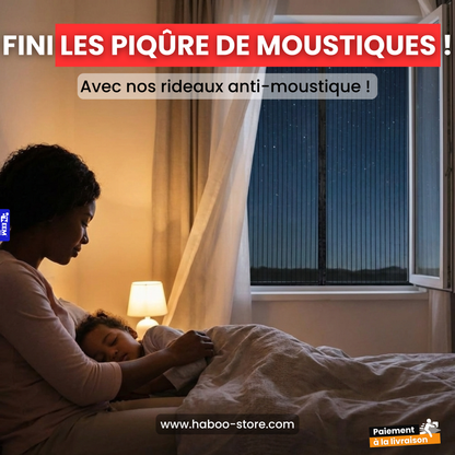 Moustiquaire Magnétique pour Porte et Fenêtre